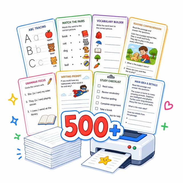 +500 actividades para imprimir
